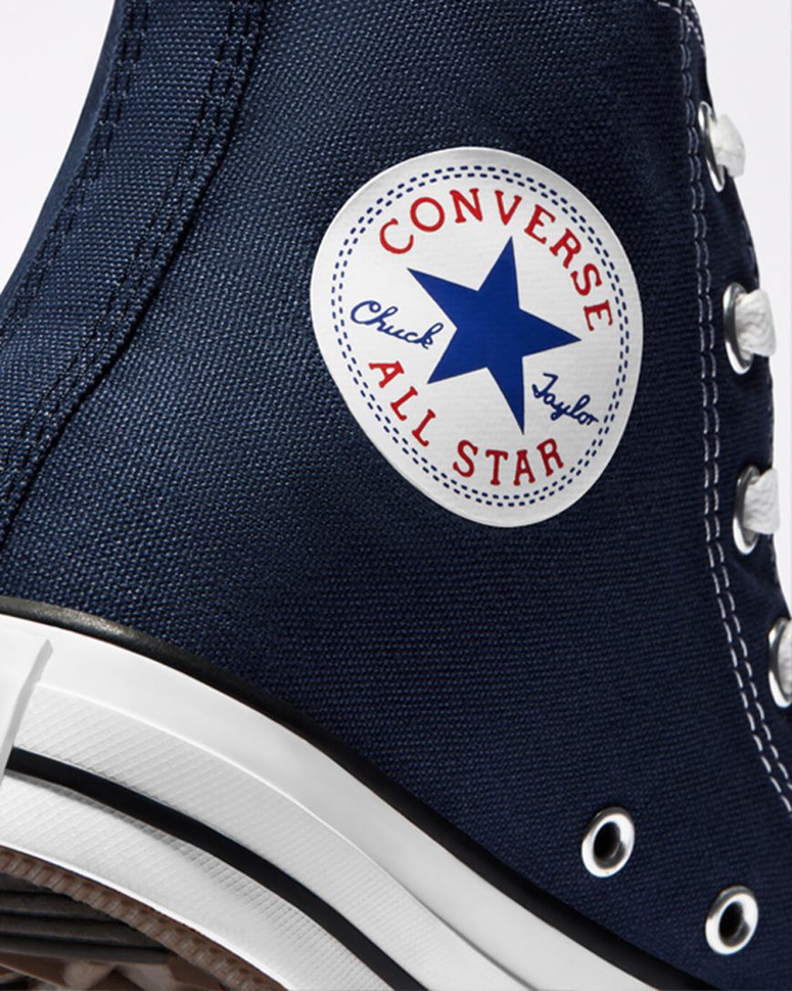 Dámské Boty Vysoké Converse Chuck Taylor All Star Classic Tmavě Blankyt | CZ XHNE28